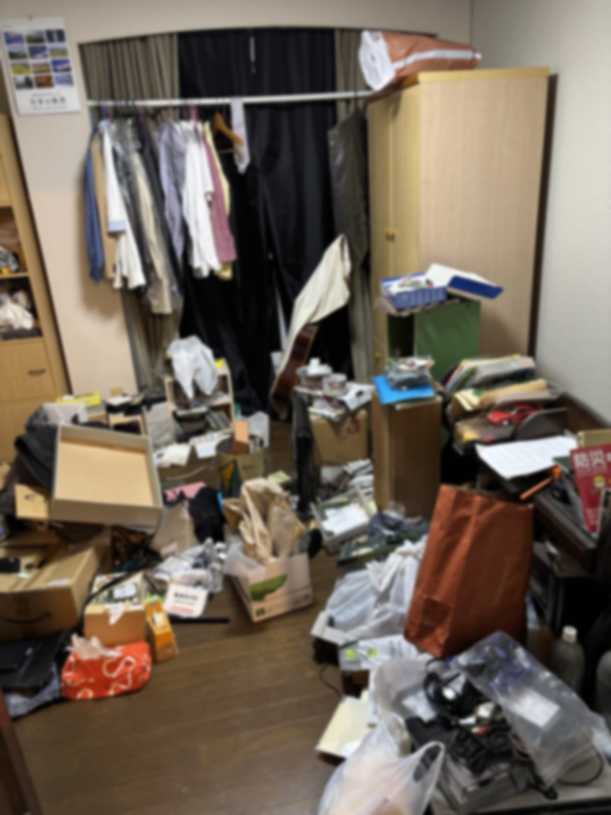 お部屋の片付け(家財整理)の作業前